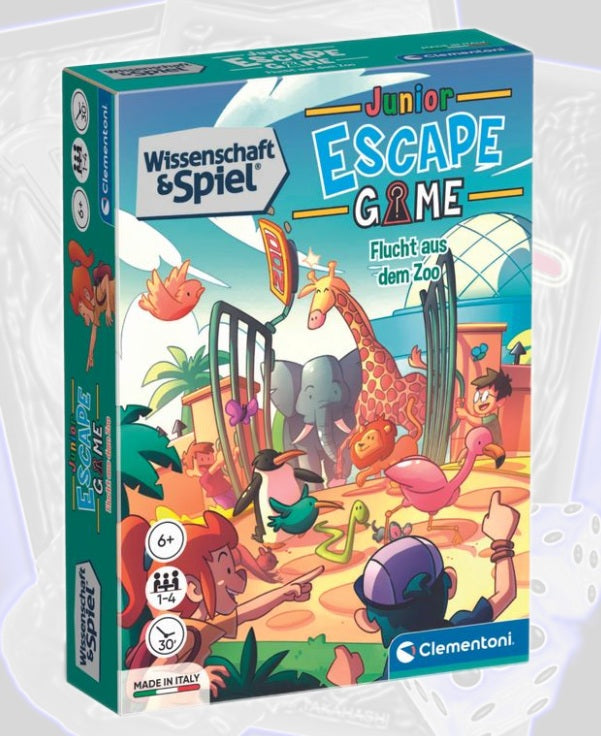 Clementoni 81114 - Escape Game Junior: Flucht aus dem Zoo