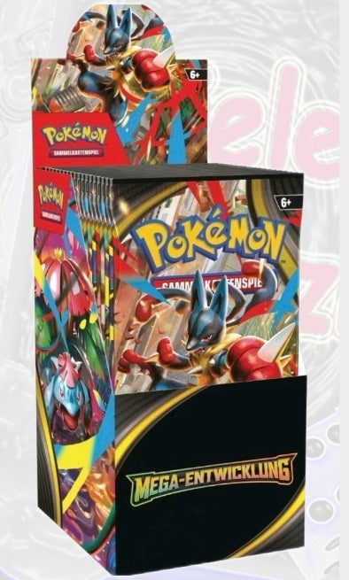 Pokémon Mega-Entwicklung 18 Booster Display MEG (DE)