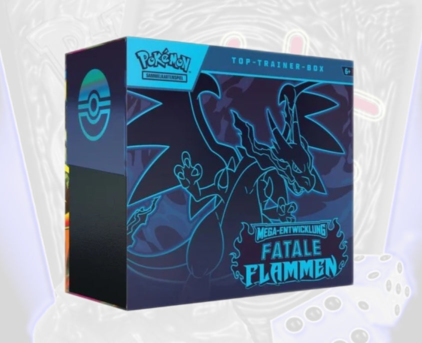 Pokémon Fatale Flammen Top-Trainer Box TTB (DE) PFL ME02