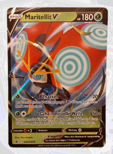 Pokemon XXL Karte Maritellit V SWSH078 Deutsch