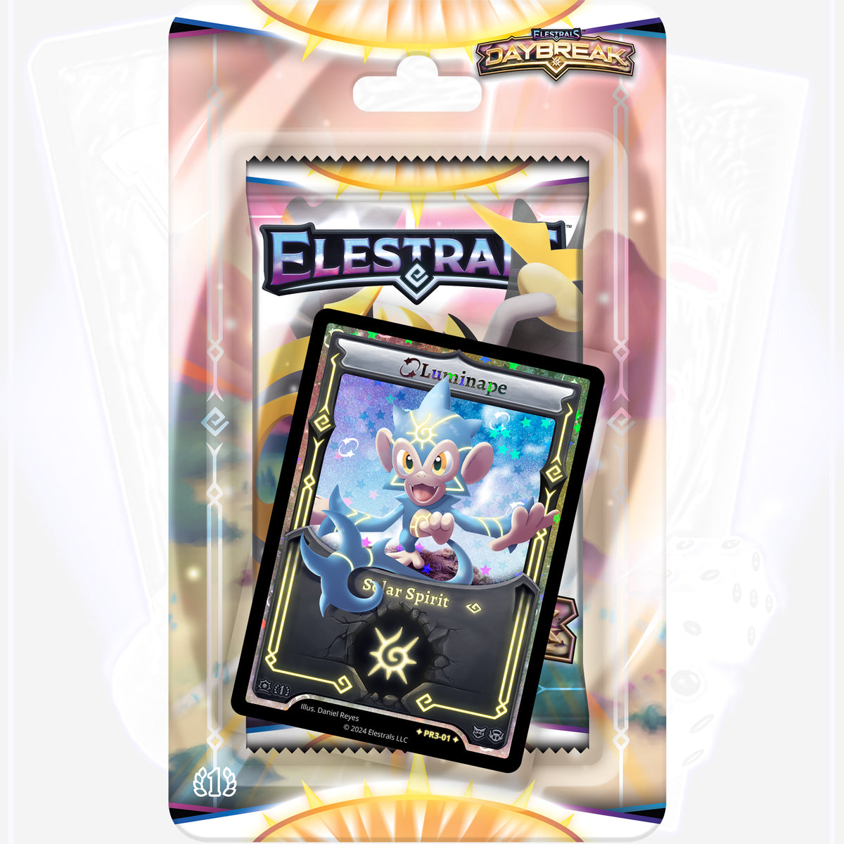 Elestrals Daybreak Blister Pack mit Stellar Luminape (EN)