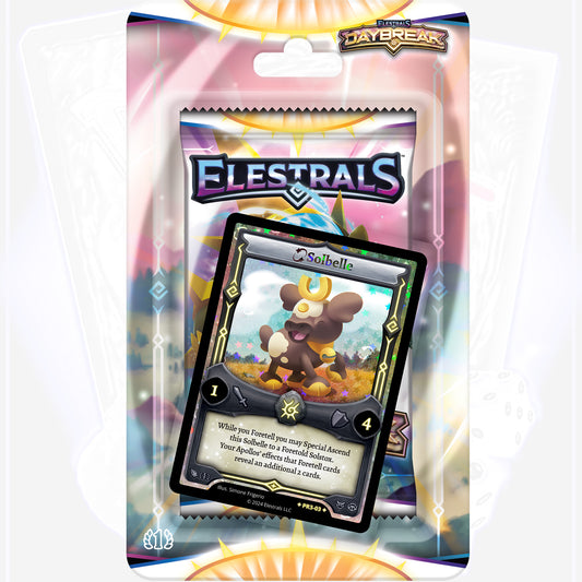 Elestrals Daybreak Blister Pack mit Stellar Solbelle (EN)
