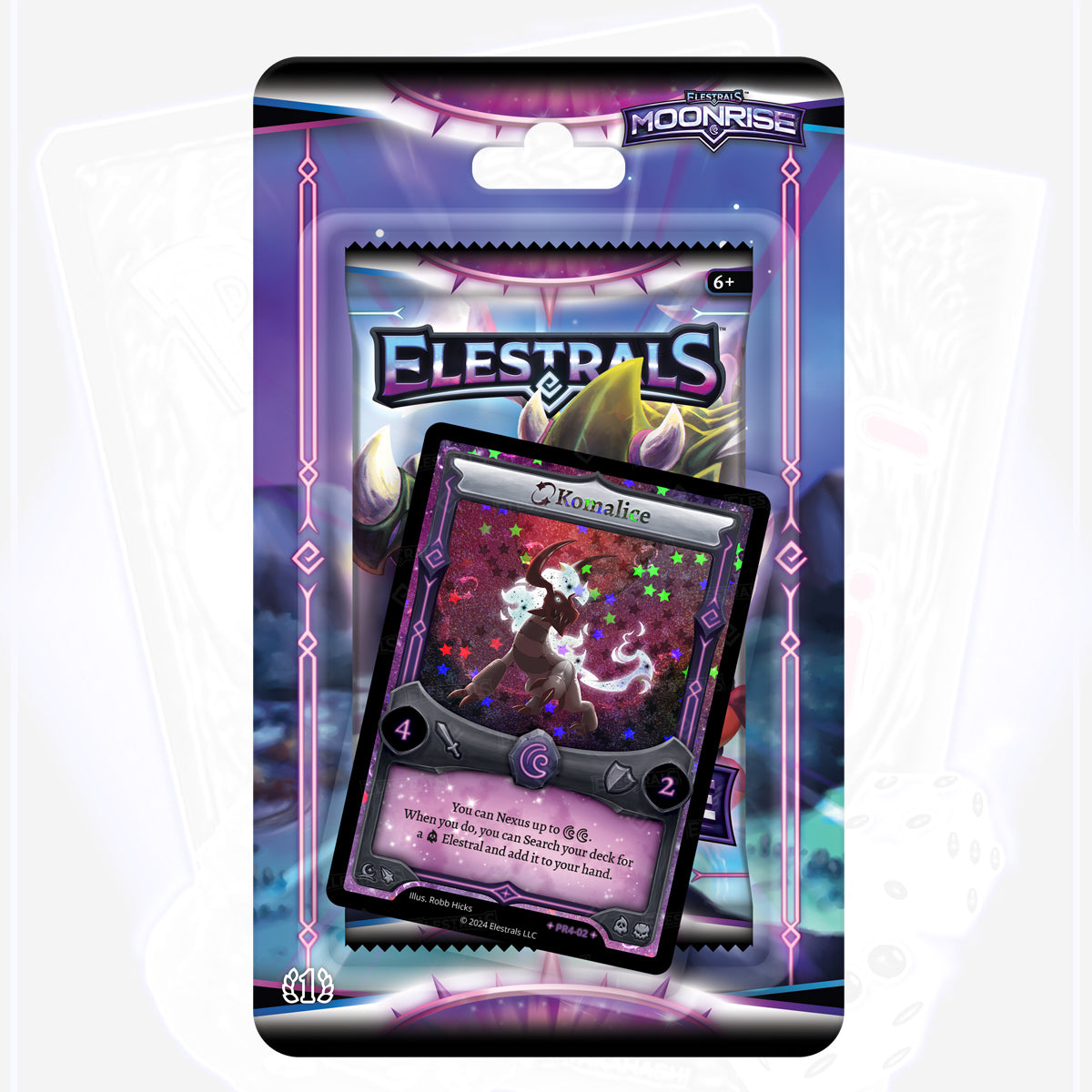 Elestrals Moonrise Blister Pack mit Stellar Komalice (EN)