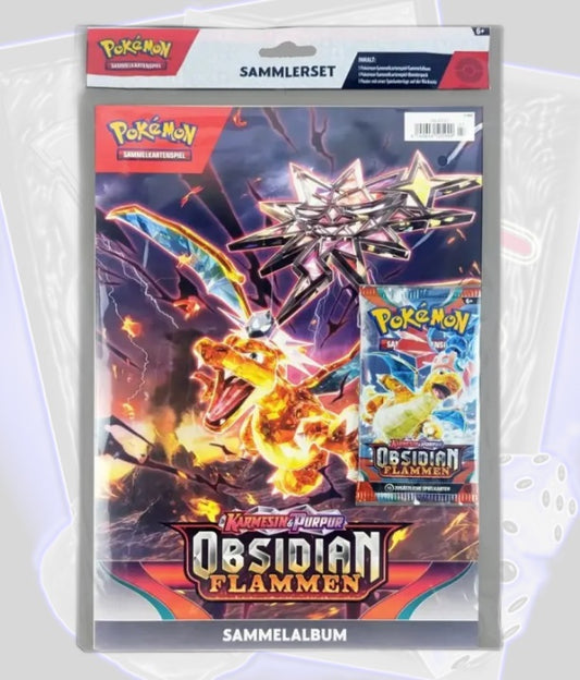Pokémon Sammlerset Obsidianflammen Sammelalbum (DE) KP03 OBF