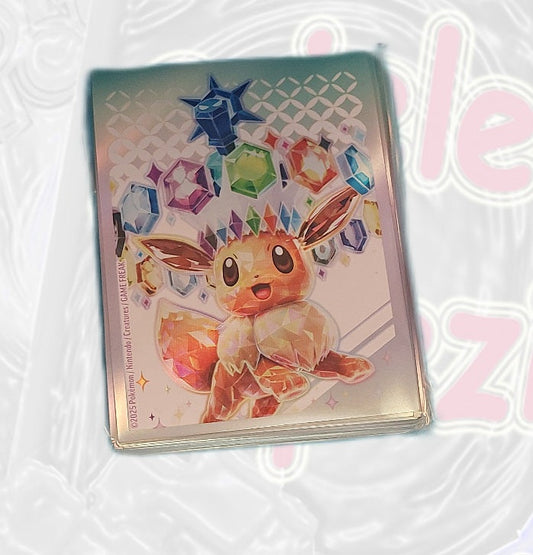 Pokemon Kartenhüllen Sleeve 65 Stk Evoli prismatische Entwicklungen