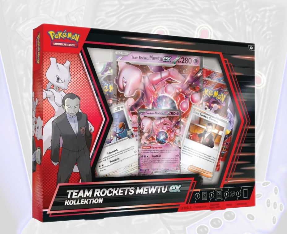 Pokémon Team Rockets Mewtu ex Kollektion Ewige Rivalen (DE) SVP DRI
