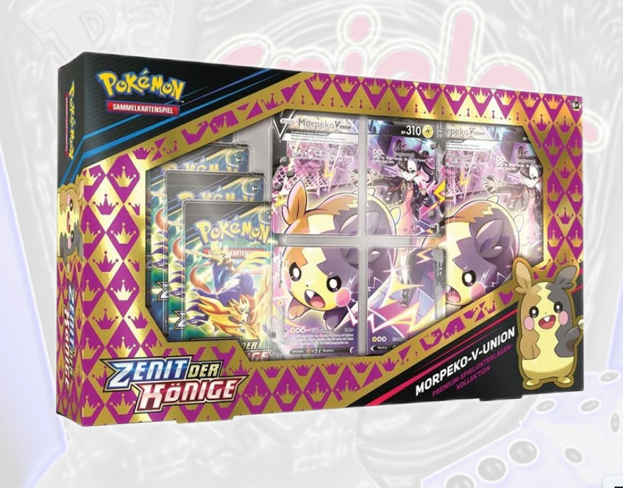 Pokémon Zenit der Könige Morpeko V-UNION Premium-Spielunterlagen-Kollektion (DE) CRZ