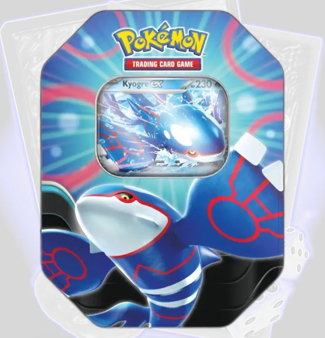 Pokemon Azur Legenden Kyogre ex Tin 120 Frühjahr 2025 (DE)