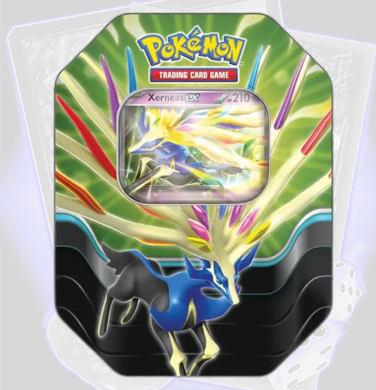 Pokemon Azur Legenden Xerneas ex Tin 119 Frühjahr 2025 (DE)