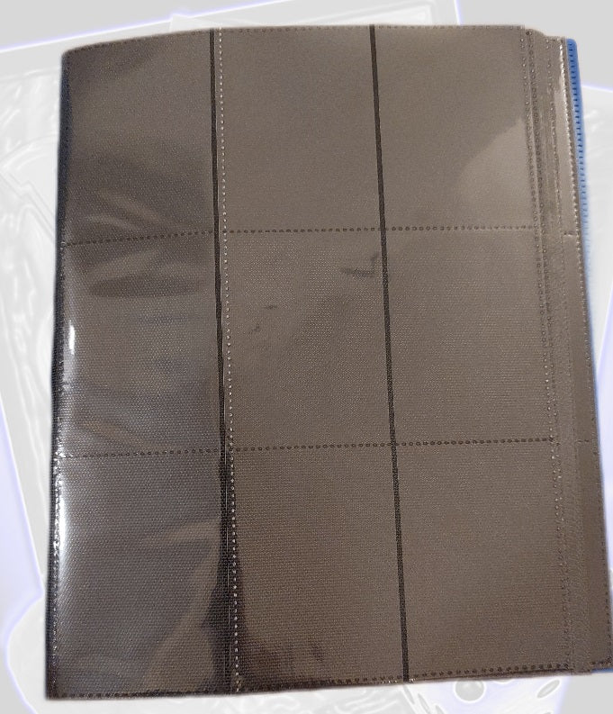 Binder 9er Pocket 20 Seiten Sammelordner 360 Karten mit Gummizug versch. Farben