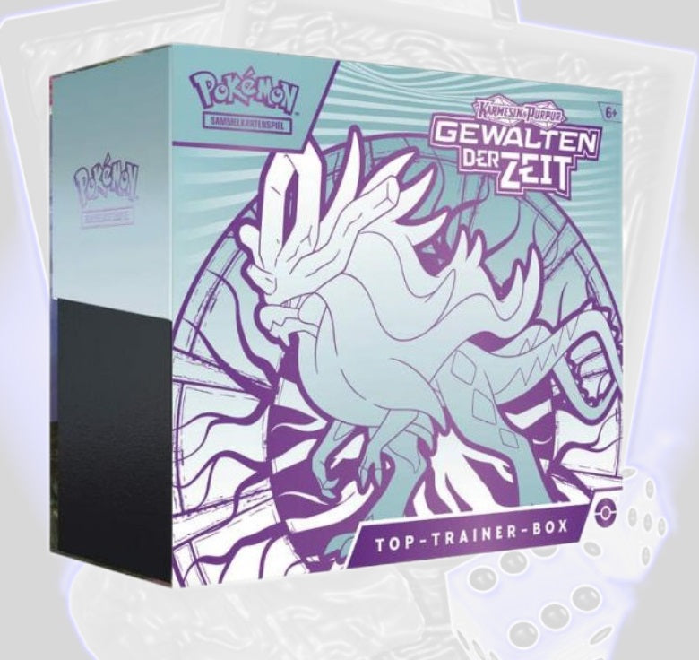 Pokémon Gewalten der Zeit Top-Trainer Box Winewoge Promo Flatterhaar TTB (DE) KP05