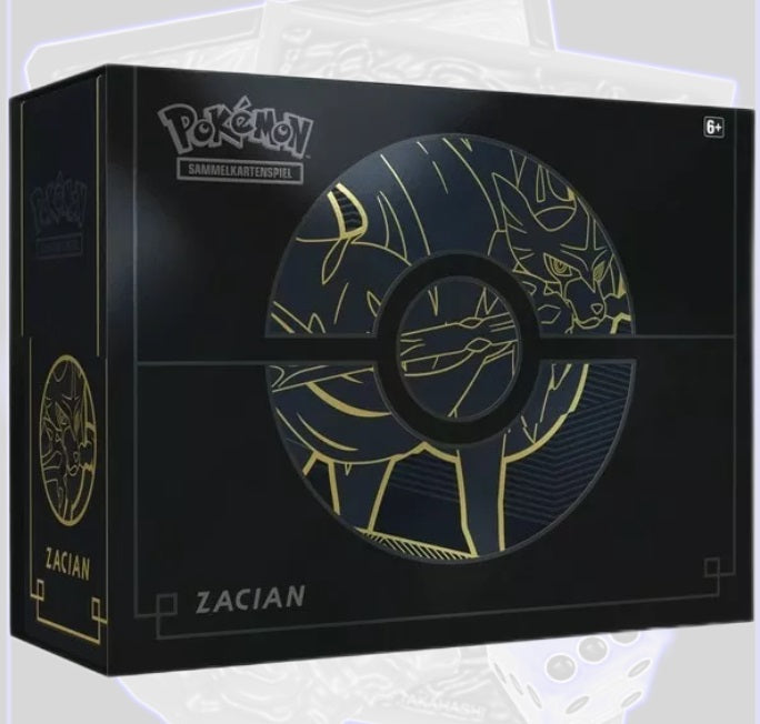 Pokémon Zacian V Plus Top-Trainer Box TTB (DE) SWSH