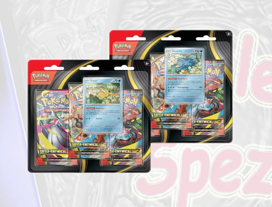 Pokémon Mega-Entwicklung 3-Pack Blister (DE) - MEG