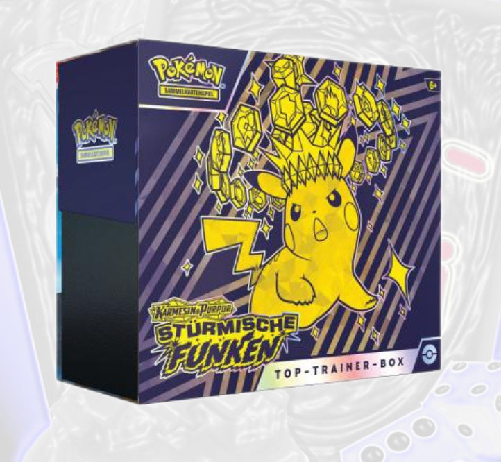 Pokémon stürmische Funken Top-Trainer Box TTB (DE) KP08